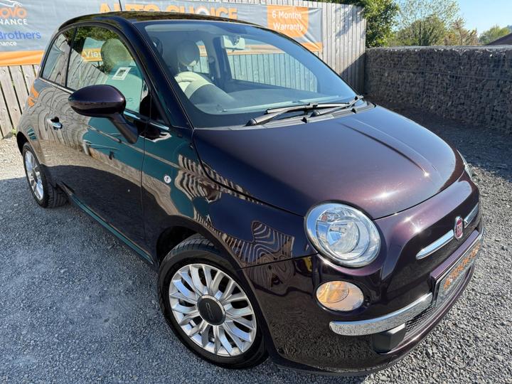 Fiat 500 1.2 Lounge Euro 6 (s/s) 3dr
