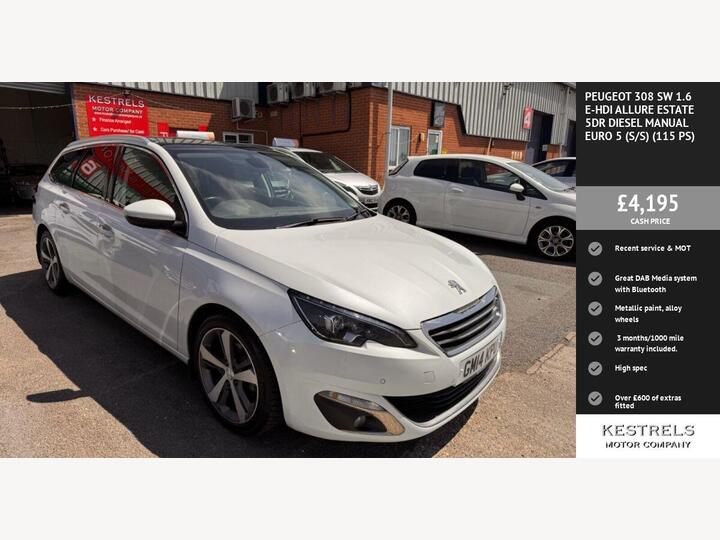 Peugeot 308 SW 1.6 E-HDi Allure Euro 5 (s/s) 5dr
