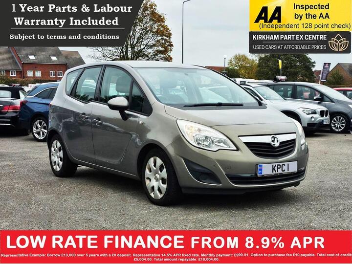 Vauxhall MERIVA 1.7 CDTi Exclusiv Euro 5 5dr Vauxhall MERIVA 1.7 CDTi Exclusiv Euro 5 5dr
