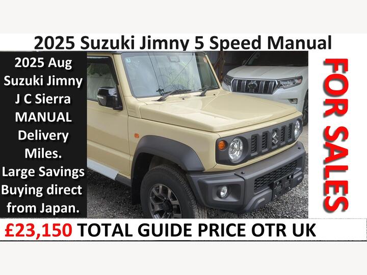 Suzuki Jimny JC Sierra 1.5i, Manaul, Delivery Miles