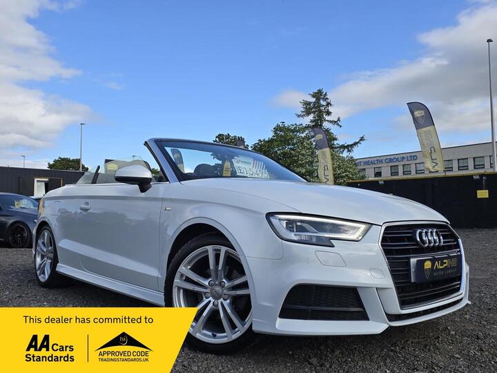 Audi A3 Cabriolet 2.0 TDI S Line S Tronic Auto 6Spd Euro 6 (s/s) 2dr