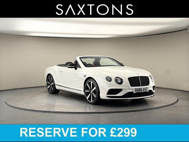 Bentley Continental 4.0 V8 GTC S Auto 4WD Euro 6 2dr Bentley Continental 4.0 V8 GTC S Auto 4WD Euro 6 2dr