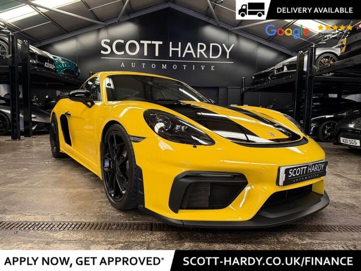 Porsche 718 CAYMAN 4.0 GT4 PDK Euro 6 (s/s) 2dr Porsche 718 CAYMAN 4.0 GT4 PDK Euro 6 (s/s) 2dr