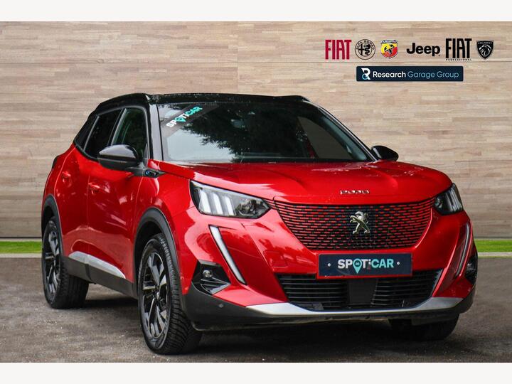 Peugeot E-2008 50kWh GT Auto 5dr (7kW Charger)