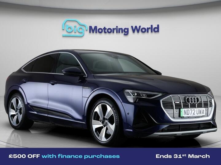Audi E-tron 55 S Line Sportback Auto Quattro 5dr 95kWh (11kW Charger)