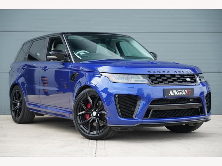 Land Rover Range Rover Sport 5.0 P575 V8 SVR Auto 4WD Euro 6 (s/s) 5dr Land Rover Range Rover Sport 5.0 P575 V8 SVR Auto 4WD Euro 6 (s/s) 5dr