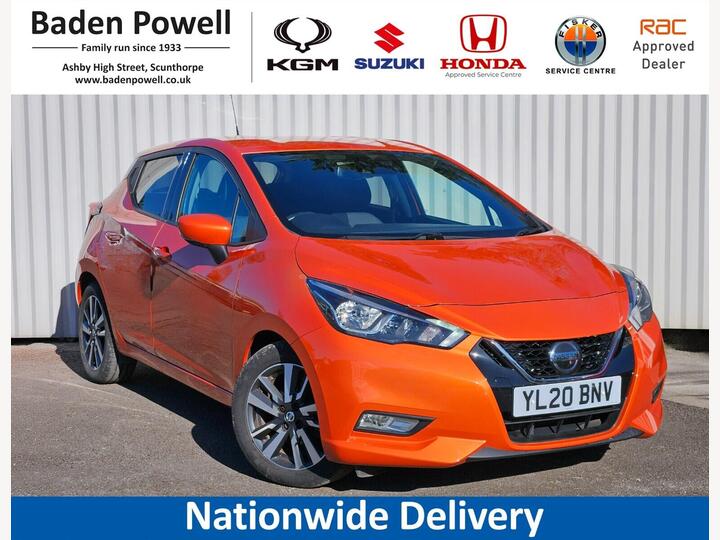 Nissan Micra 1.0 IG-T Tekna XTRON Euro 6 (s/s) 5dr Nissan Micra 1.0 IG-T Tekna XTRON Euro 6 (s/s) 5dr