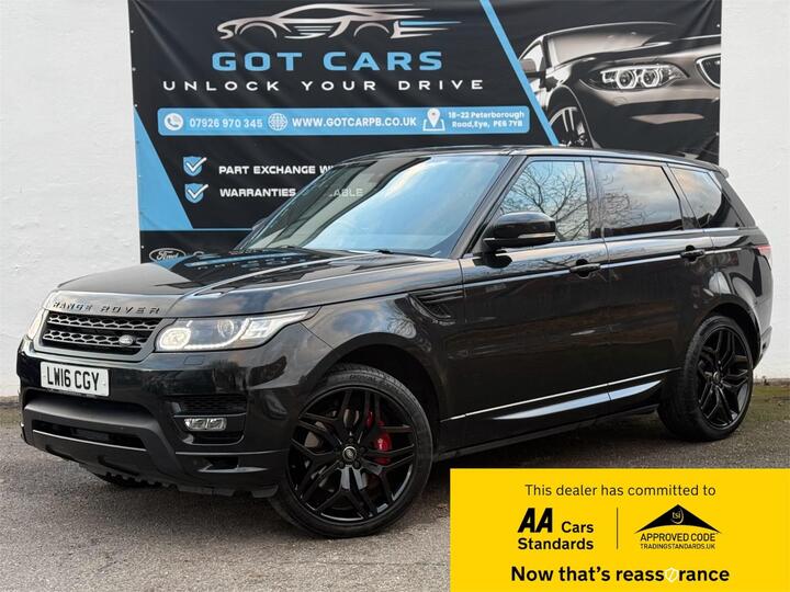 Land Rover Range Rover Sport 3.0 SD V6 Autobiography Dynamic Auto 4WD Euro 6 (s/s) 5dr Land Rover Range Rover Sport 3.0 SD V6 Autobiography Dynamic Auto 4WD Euro 6 (s/s) 5dr
