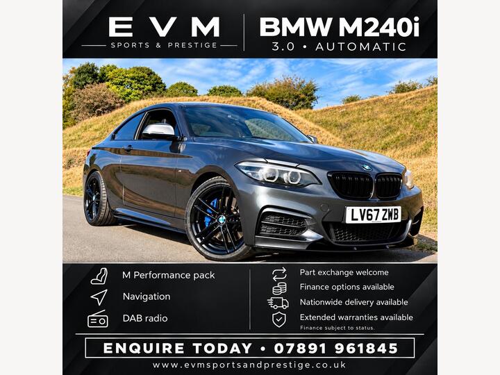 BMW 2 Series 3.0 M240i Auto Euro 6 (s/s) 2dr