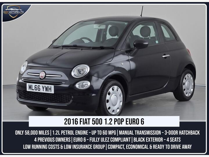 Fiat 500 1.2 Pop Euro 6 (s/s) 3dr