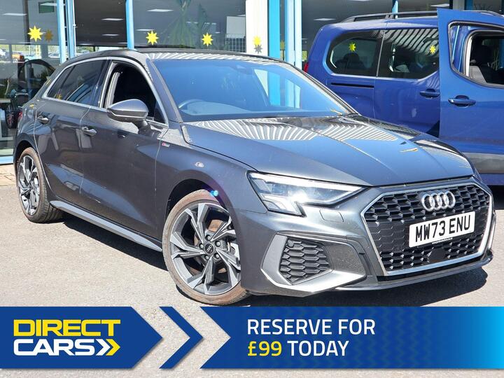 Audi A3 1.0 TFSI 30 S Line Sportback S Tronic Euro 6 (s/s) 5dr