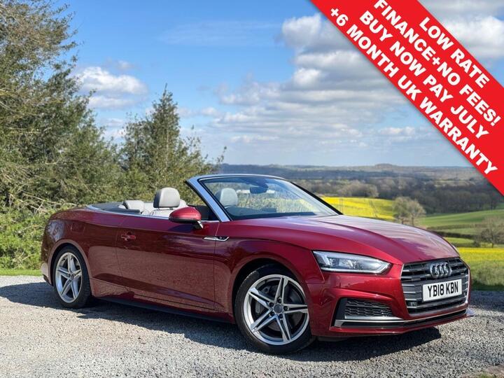 Audi A5 CABRIOLET 2.0 TFSI S Line S Tronic Quattro Euro 6 (s/s) 2dr