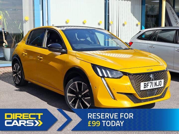 Peugeot E-208 50kWh GT Auto 5dr Peugeot E-208 50kWh GT Auto 5dr