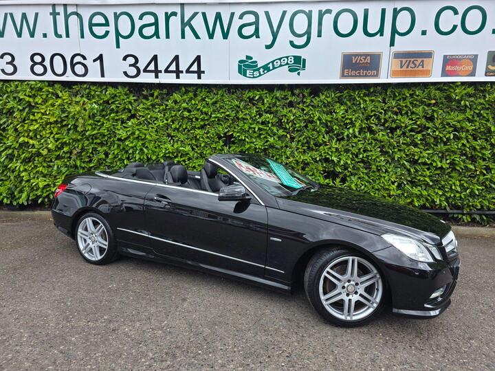 Mercedes-Benz E Class 3.0 E350 CDI V6 BlueEfficiency Sport Cabriolet G-Tronic Euro 5 2dr Mercedes-Benz E Class 3.0 E350 CDI V6 BlueEfficiency Sport Cabriolet G-Tronic Euro 5 2dr