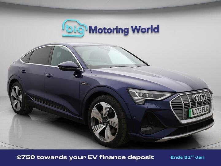 Audi E-tron 55 S Line Sportback Auto Quattro 5dr 95kWh (11kW Charger)