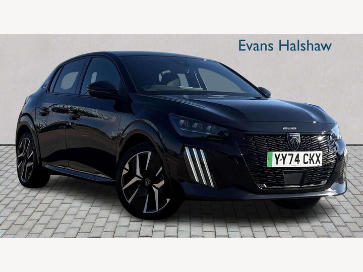Peugeot E-208 ELECTRIC HATCHBACK 51kWh GT Auto 5dr (7.4kW Charger) Peugeot E-208 ELECTRIC HATCHBACK 51kWh GT Auto 5dr (7.4kW Charger)