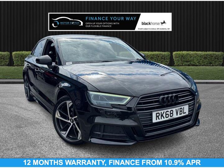 Audi A3 1.6 TDI 30 Black Edition S Tronic Euro 6 (s/s) 4dr