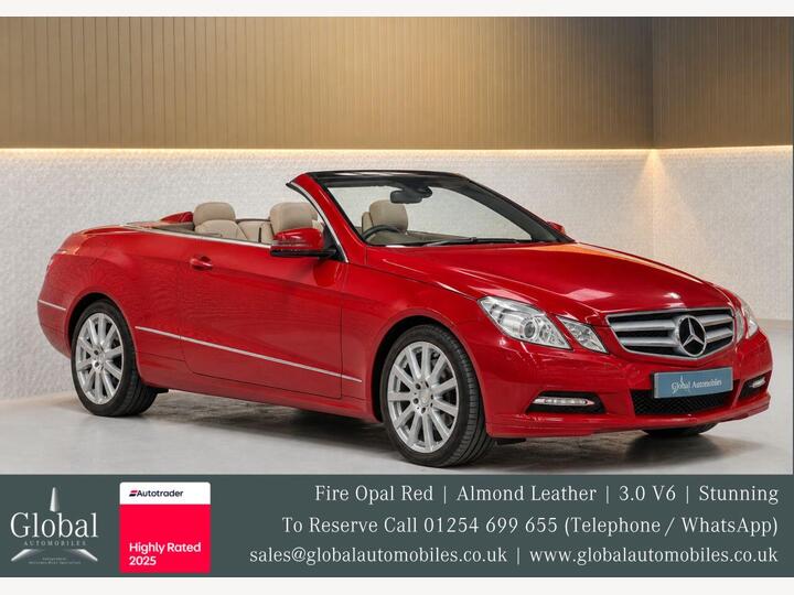 Mercedes-Benz E-CLASS 3.0 E350 CDI V6 BlueEfficiency SE Cabriolet G-Tronic Euro 5 2dr