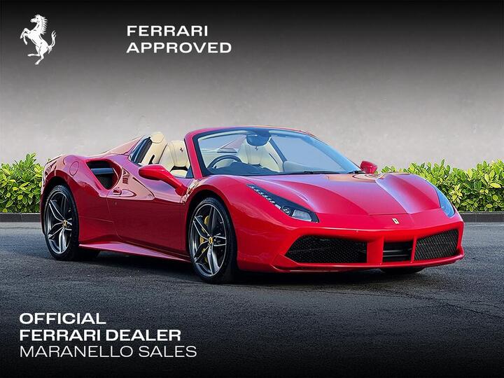 Ferrari 488 3.9T V8 Spider F1 DCT Euro 6 (s/s) 2dr Ferrari 488 3.9T V8 Spider F1 DCT Euro 6 (s/s) 2dr