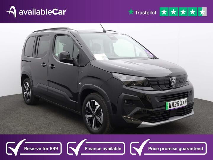 Peugeot E-Rifter 52kWh GT Standard MPV Auto 5dr (7.4kW Charger)