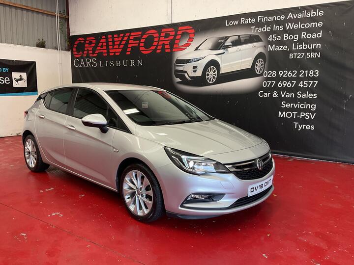Vauxhall Astra 1.4i Design Euro 6 5dr