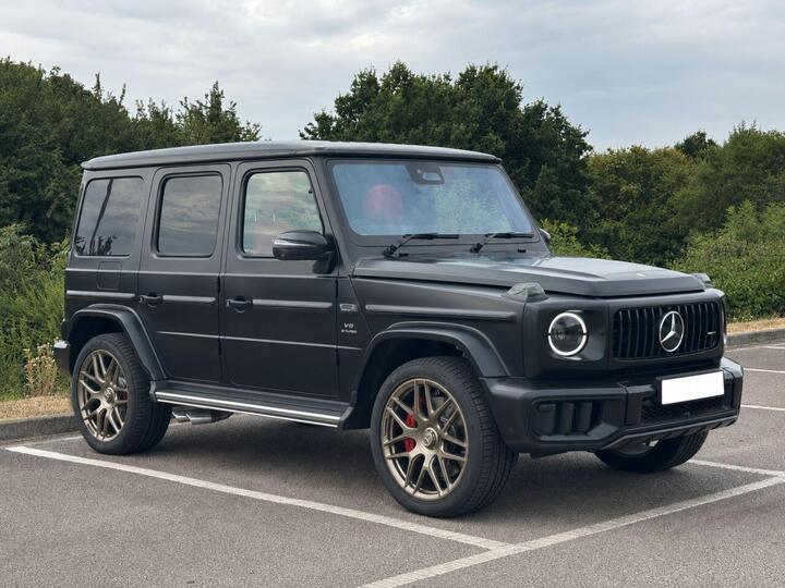 Mercedes-Benz G CLASS 4.0 G63 V8 BiTurbo MHEV AMG SUV 5dr Petrol Hybrid SpdS+9GT 4WD Euro 6 (s/s) (605 Ps)  VATQ | MAGNO BLACK | RED INT
