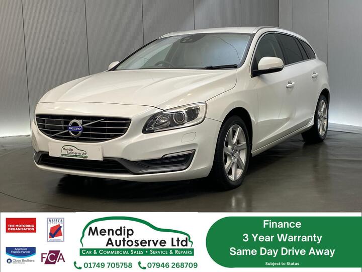 Volvo V60 2.0 T4 SE Lux Nav Estate 5dr Petrol Auto Euro 6 (s/s) (190 Ps)