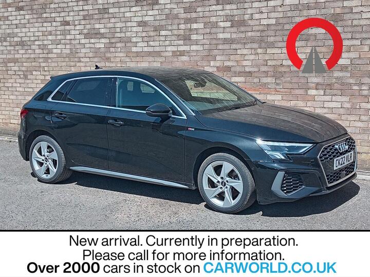 Audi A3 1.4 TFSIe 40 S Line Sportback S Tronic Euro 6 (s/s) 5dr 13kWh