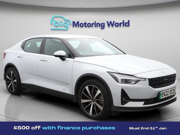 Polestar Polestar 2 Single Motor 69kWh Standard Range Fastback Auto FWD 5dr