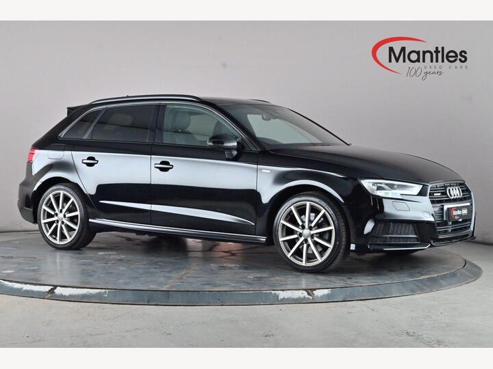 Audi A3 2.0 TFSI Black Edition Sportback S Tronic Quattro Euro 6 (s/s) 5dr