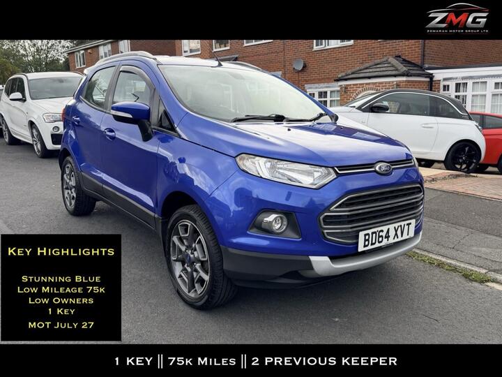 Ford ECOSPORT 1.0T EcoBoost Titanium 2WD Euro 5 (s/s) 5dr