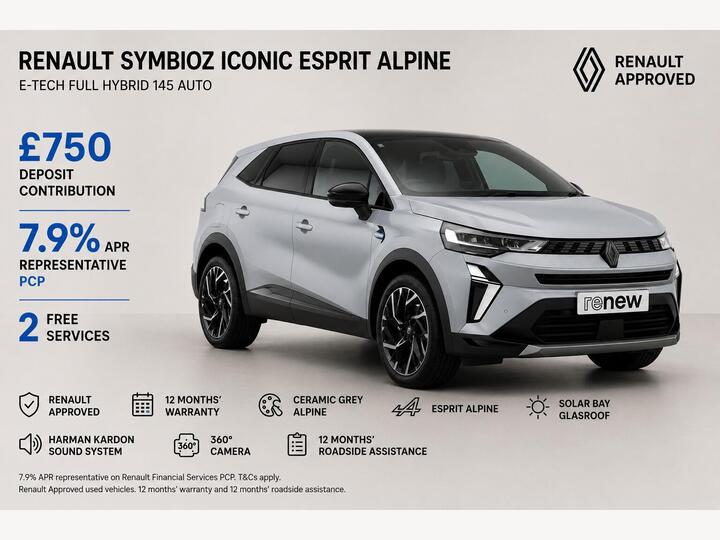 Renault Symbioz 1.6 E-TECH Iconic Esprit Alpine Auto Euro 6 (s/s) 5dr