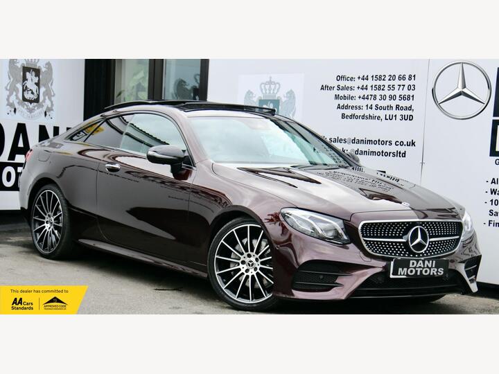 Mercedes-Benz E Class 2.0 E220d AMG Line (Premium Plus) G-Tronic+ Euro 6 (s/s) 2dr Mercedes-Benz E Class 2.0 E220d AMG Line (Premium Plus) G-Tronic+ Euro 6 (s/s) 2dr