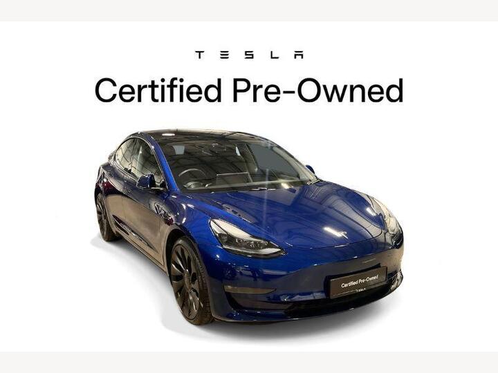 Tesla Model 3 (Dual Motor) Performance Auto 4WDE 4dr (Performance Upgrade)