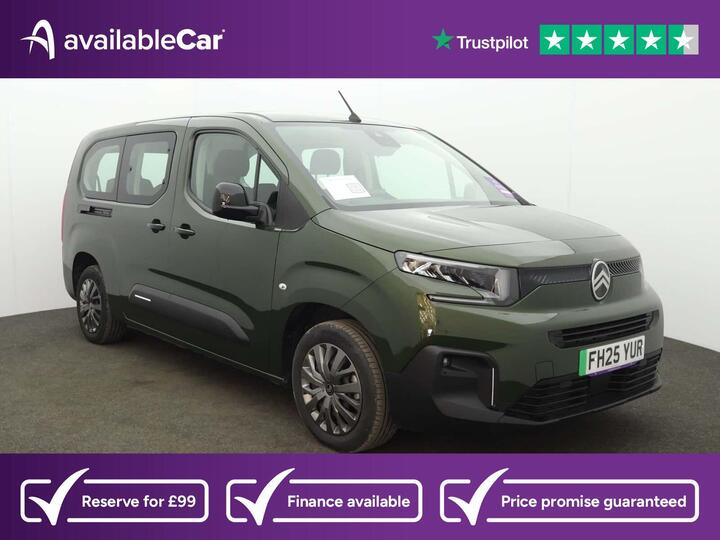 Citroen E-Berlingo 52kWh PLUS XL Auto 5dr (7.4kW Charger) Citroen E-Berlingo 52kWh PLUS XL Auto 5dr (7.4kW Charger)