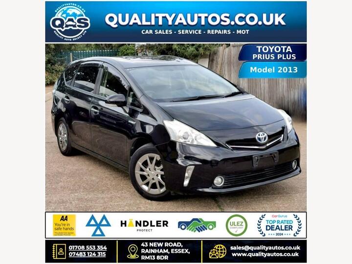 Toyota Prius TOYOTA PRIUS PLUS HYBRID 1.8 AUTO ULEZ 13-63 FRESH IMPORT VERIFIED MILES ,