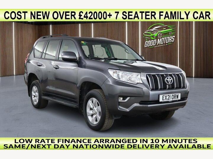 Toyota LAND CRUISER 2.8D Active Auto 4WD Euro 6 (s/s) 5dr (7 Seat)
