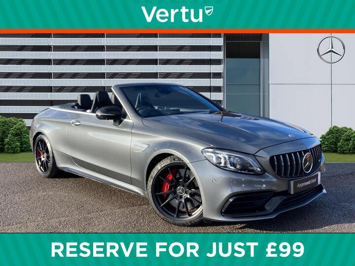 Mercedes-Benz C-Class 4.0 C63 V8 BiTurbo AMG S (Premium Plus) Cabriolet SpdS MCT Euro 6 (s/s) 2dr