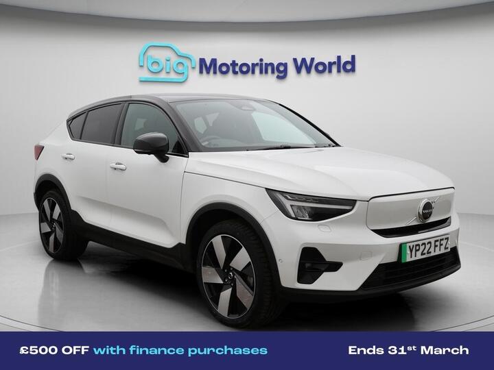 Volvo C40 Twin Recharge 78kWh Ultimate Auto AWD 5dr