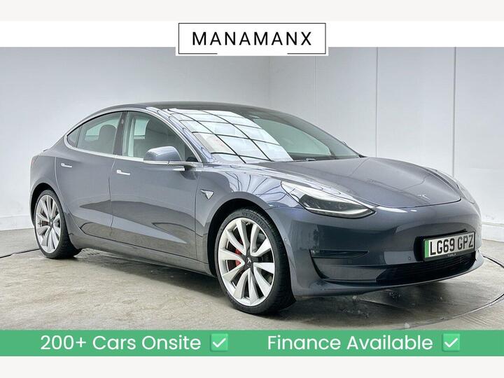 Tesla Model 3 (Dual Motor) Performance Auto 4WDE 4dr (Performance Upgrade)