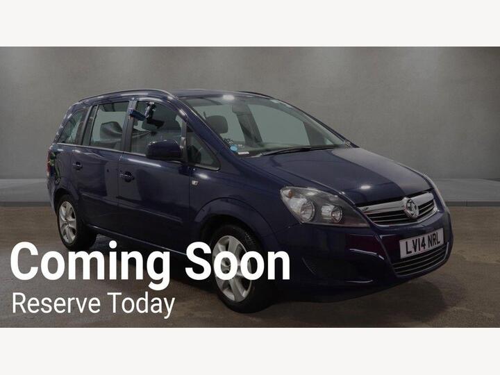 Vauxhall Zafira 1.8 16V Exclusiv Euro 5 5dr