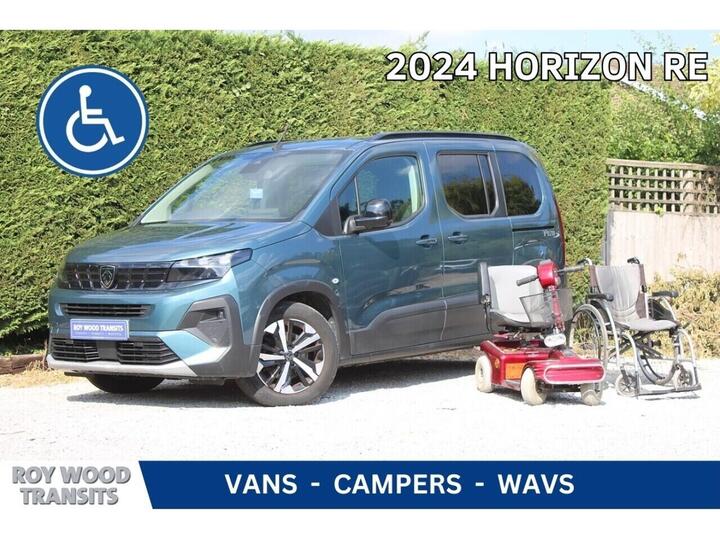 Peugeot Rifter GT Allied Horizon RE - Super Looking New Model Wheelchair Access Car - 8 Speed Auto 1.5 5dr WAV Automatic Diesel