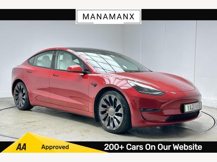 Tesla Model 3 (Dual Motor) Performance Auto 4WDE 4dr (Performance Upgrade)