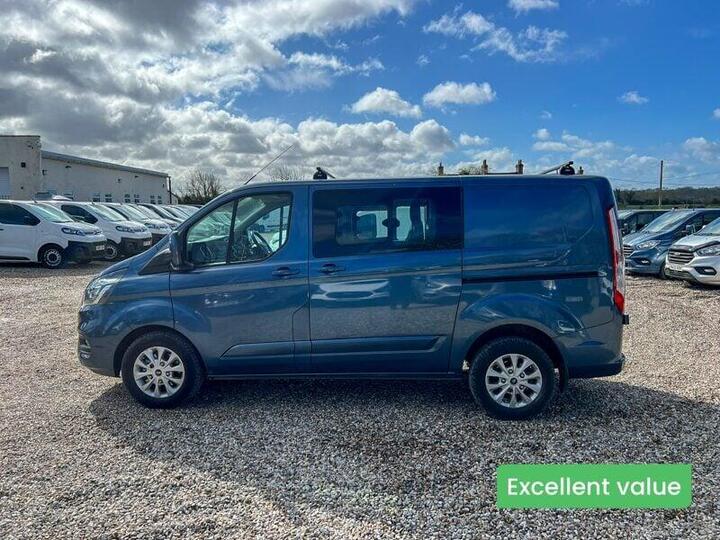 Ford Transit Custom 2.0 320 EcoBlue Limited Crew Van Auto L1 H1 Euro 6 (s/s) 5dr (6 Seat)