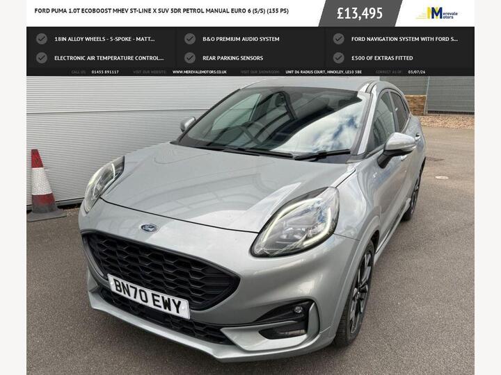 Ford PUMA 1.0T EcoBoost MHEV ST-Line X Euro 6 (s/s) 5dr