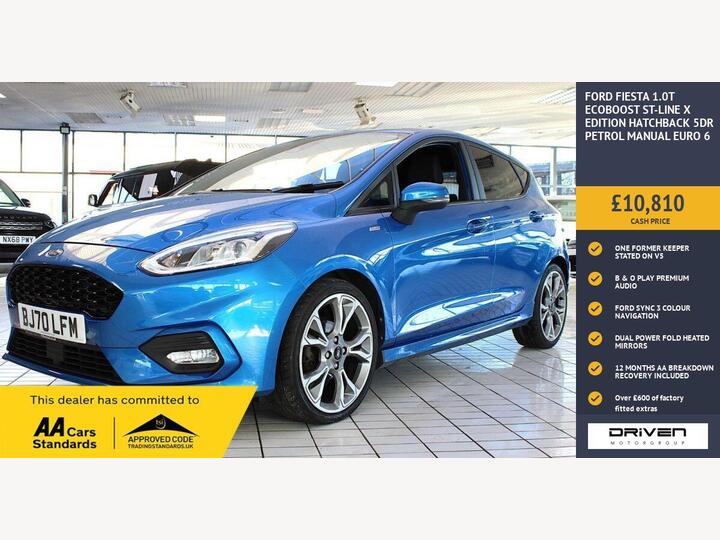 Ford FIESTA 1.0T EcoBoost ST-Line X Edition Euro 6 (s/s) 5dr