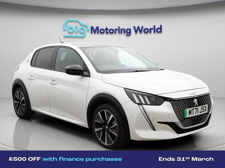 Peugeot E-208 50kWh GT Auto 5dr