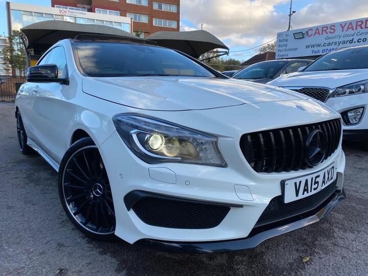 Mercedes-Benz CLA 2.0 CLA45 AMG Coupe SpdS DCT 4MATIC Euro 6 (s/s) 4dr Mercedes-Benz CLA 2.0 CLA45 AMG Coupe SpdS DCT 4MATIC Euro 6 (s/s) 4dr