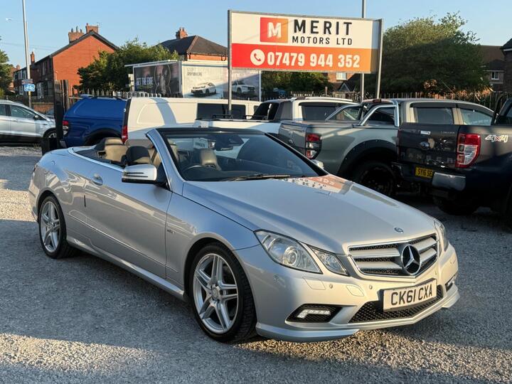 Mercedes-Benz E Class 3.0 E350 CDI V6 BlueEfficiency Sport Edition 125 Cabriolet G-Tronic Euro 5 2dr