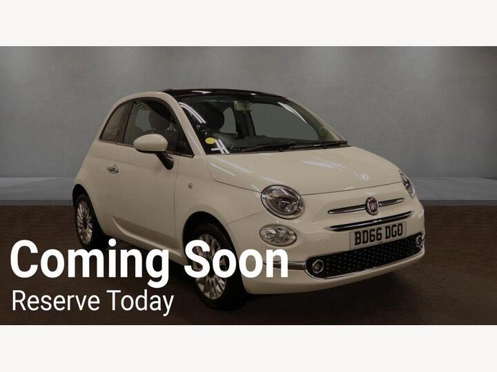 Fiat 500 1.2 Lounge Euro 6 (s/s) 3dr